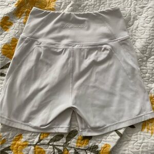 Alphalete Pulse Surge Shorts White